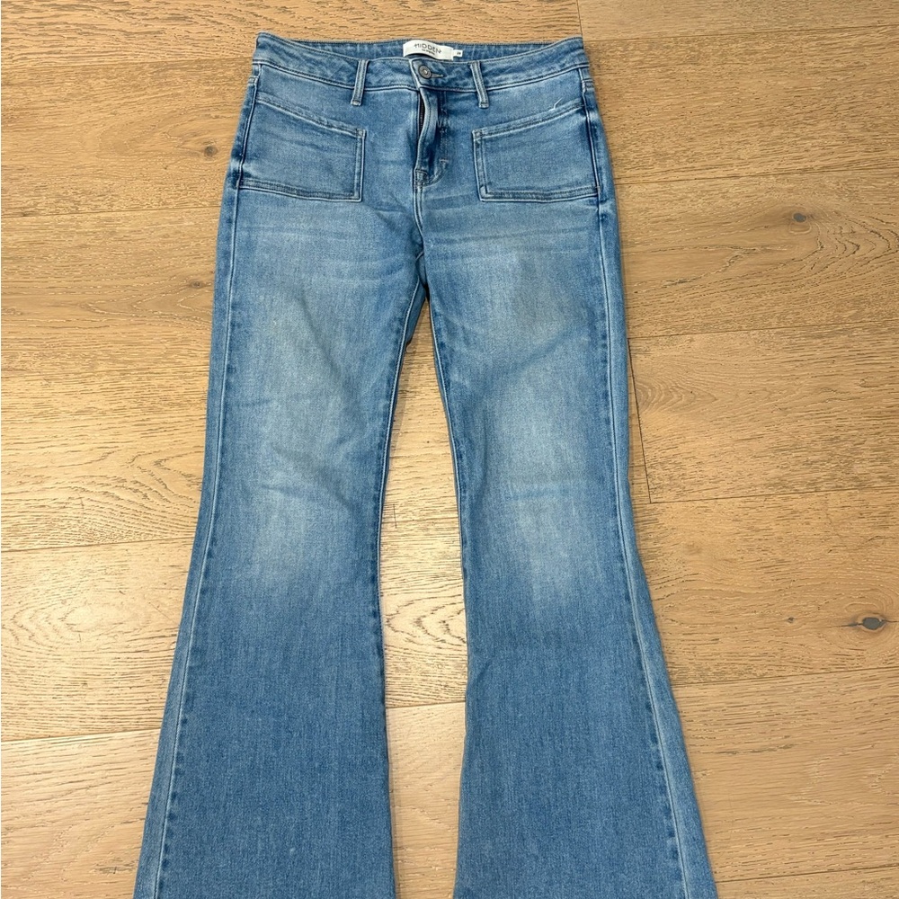 Stylish Blue Flare Jeans for Women